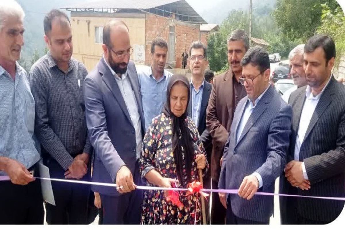 افتتاح چند طرح خدماتی و عمرانی در سوادکوه شمالی