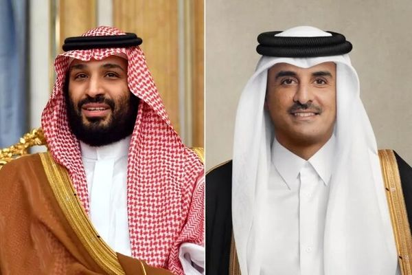 امیر قطر و ولیعهد عربستان درباره تقویت امنیت و ثبات منطقه گفتگو کردند