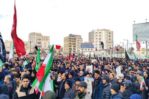 خروش مردم استان  اردبیل در محکومیت آشوب‌های اغتشاشگران