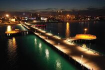 یک دقیقه خاموشی در کیش به احترام روز زمین پاک + فیلم