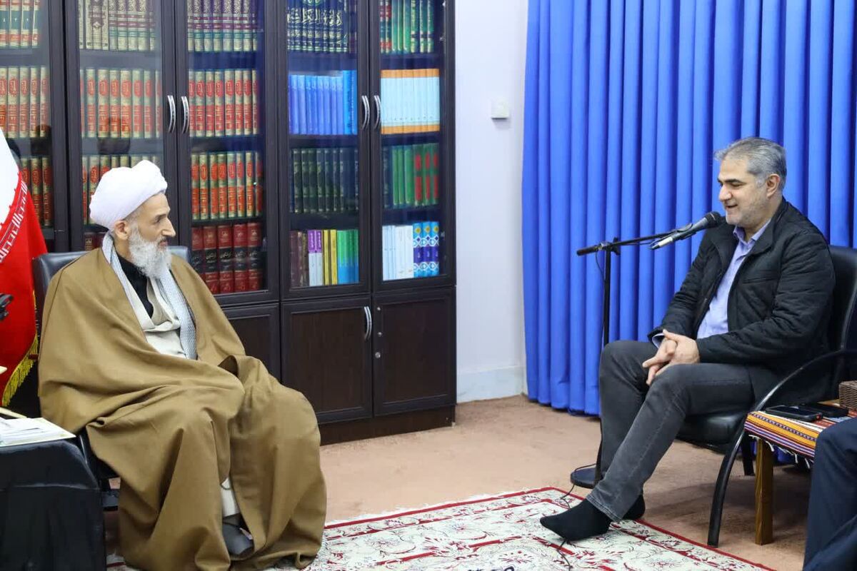 دیدار معاون وزیر با آیت الله لائینی