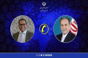 گفتگوی تلفنی وزرای امور خارجه جمهوری اسلامی ایران و سریلانکا 
