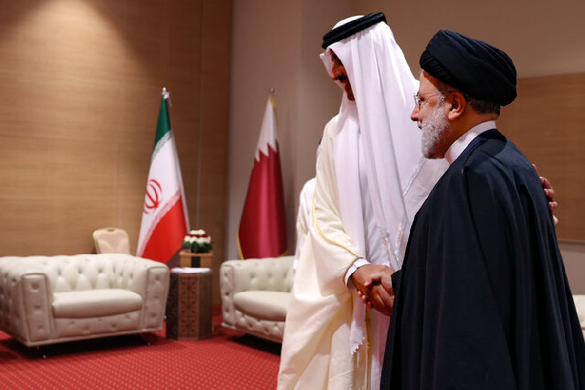 امیر قطر با رئیس جمهوری ایران دیدار کرد