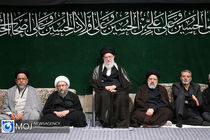 عزاداری شب تاسوعای حسینی (ع) با حضور مقام معظم رهبری