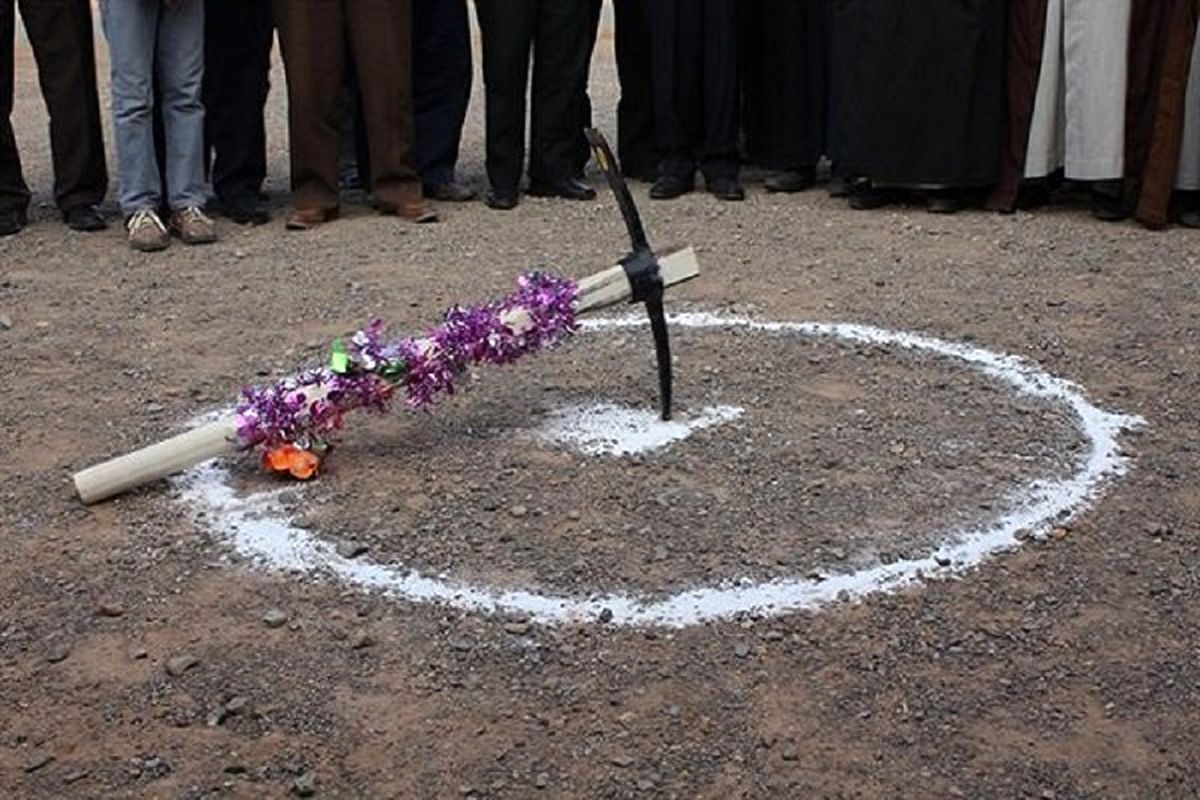 کلنگ احداث مدرسه 12 کلاسه دلفان