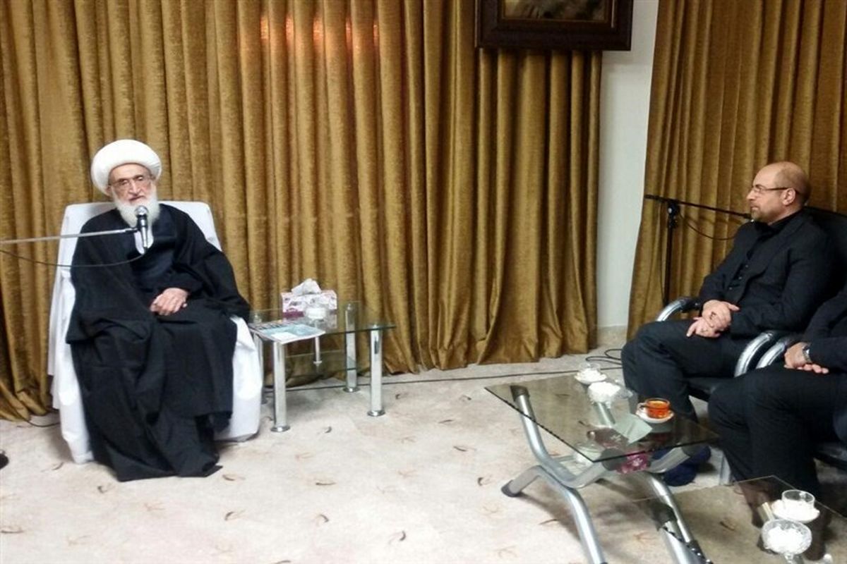 دیدار قالیباف با نوری همدانی