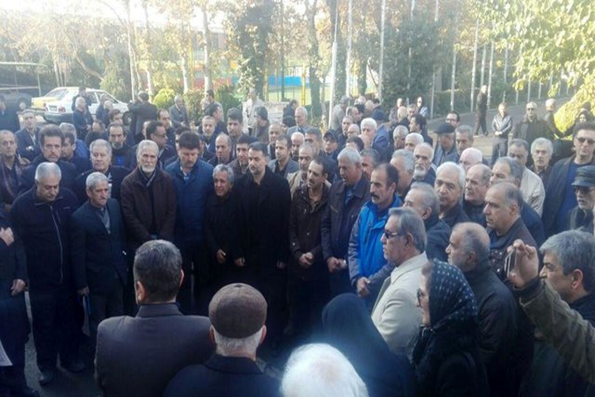 مراسم تشییع پیکر صالحی