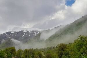 آسمان مازندران صاف تا نیمه ابری