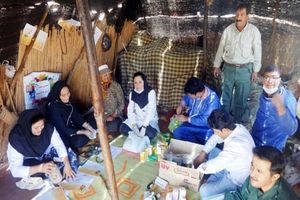 اعزام گروه‌های بهداشتی به مناطق عشایری حاجی‌آباد