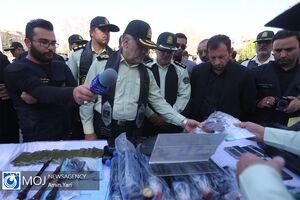 نمایشگاه کشفیات نخستین طرح ظفر پلیس تهران