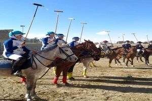 مسابقه چوگان ویژه بانوان بین تیم های هیات چوگان شهرستان اصفهان و باشگاه سوارکاری آذرخش