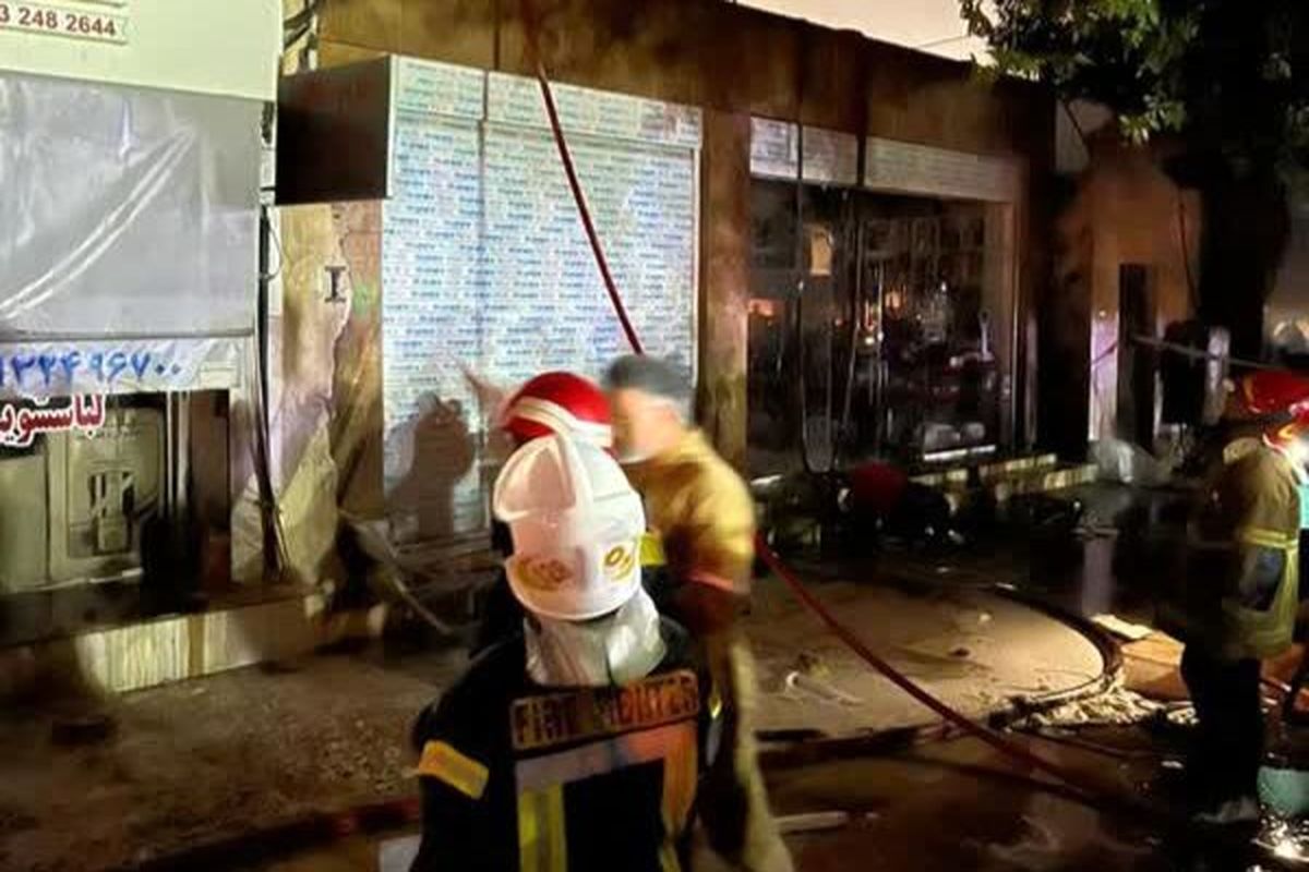 اطفا حریق در بندرعباس 