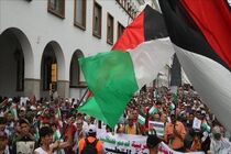 هزاران مغربی خواستار نجات غزه شدند