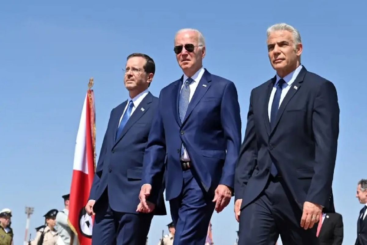 بایدن و لاپید