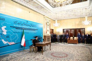 امضای توافقنامه احداث خط راه‌آهن رشت – آستارا بین جمهوری اسلامی ایران و روسیه
