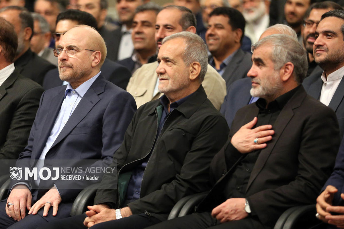 دیدار رئیس و نمایندگان مجلس دوازدهم با رهبر انقلاب