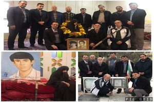 دیدار سرپرست هاکی استان اصفهان با خانواده شهید عابدی شهید شاخص ورزش هاکی کشور 
