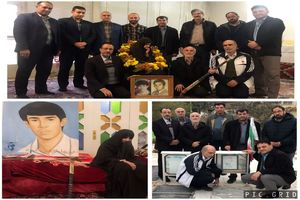 دیدار سرپرست هاکی استان اصفهان با خانواده شهید عابدی شهید شاخص ورزش هاکی کشور 
