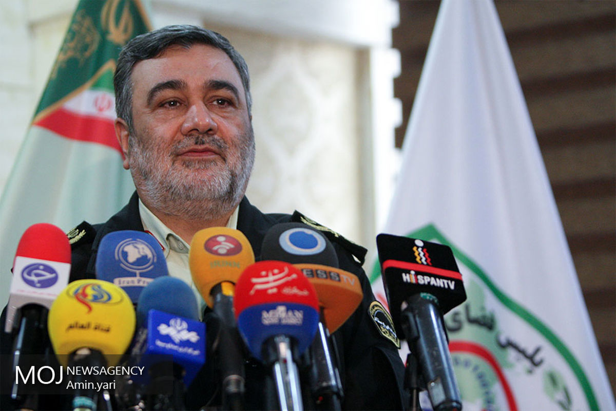 سردار حسین اشتری فرمانده نیروی انتظامی