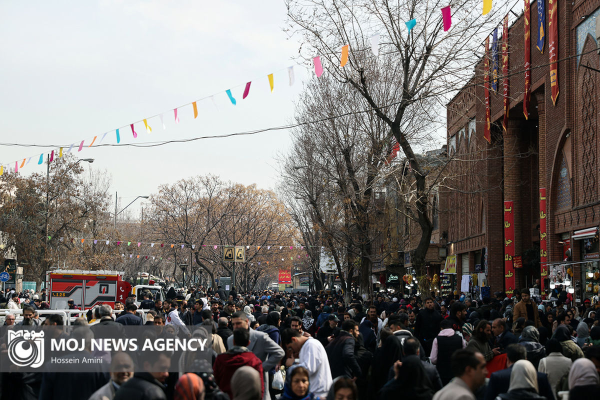 بازار تهران در آستانه شب عید