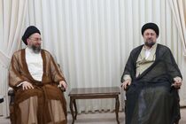 عمار حکیم پس از ورود به تهران با سید حسن خمینی دیدار کرد