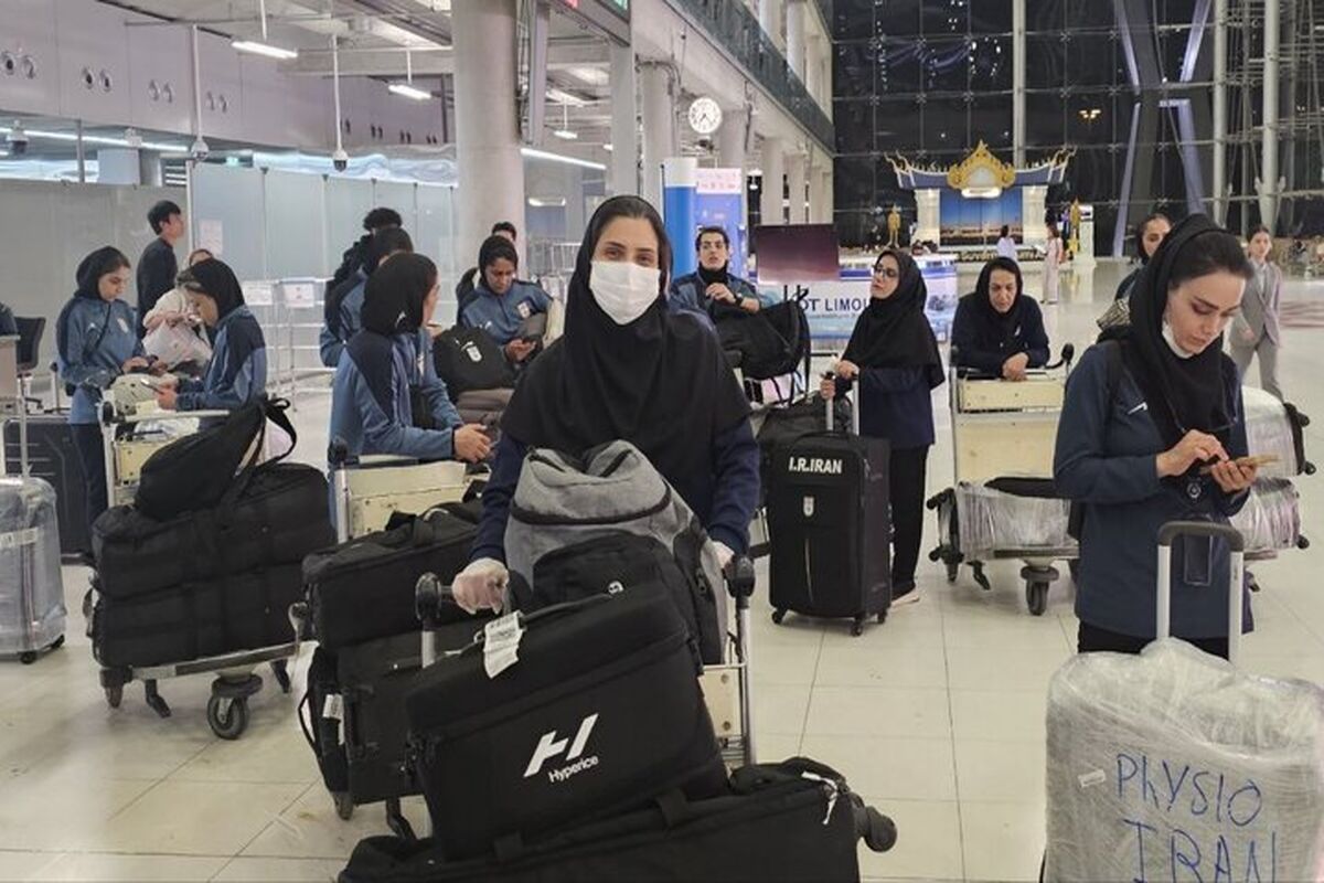 کاروان تیم ملی فوتسال بانوان