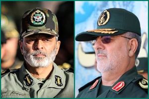فرمانده کل سپاه پاسداران به رئیس ستاد کل نیروهای مسلح تبریک گفت