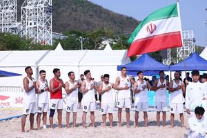 هندبال ساحلی ایران با پیروزی بر هنگ کنگ و بحرین صدرنشین گروه شد