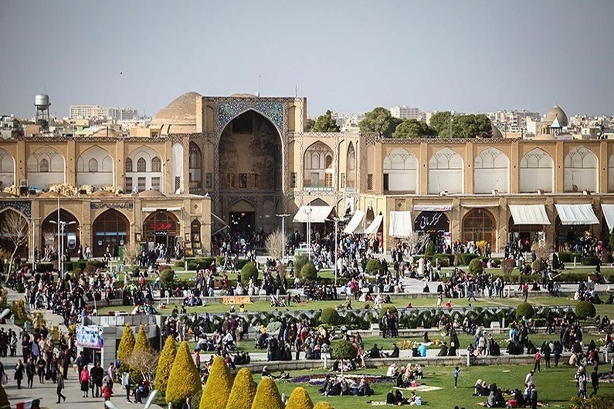 اصفهان- گردشگران نوروزی