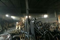 آتش سوزی یک کارگاه مبل سازی در محله مرتضی گرد