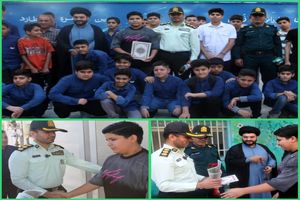 بدرقه فرزند شهید مدافع امنیت از منزل تا مدرسه انجام شد