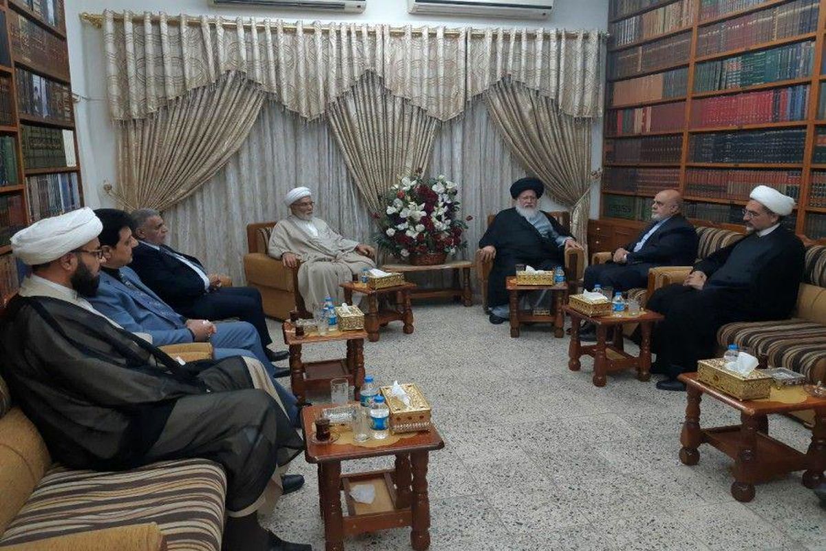 دیدار ایرج مسجدی با آیت الله صدر