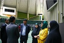 بازدید رئیس مجلس نمایندگان آفریقای جنوبی از صحن مجلس شورای اسلامی