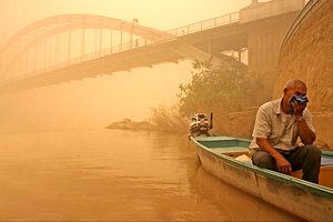 غلظت گرد و غبار در اهواز ۴ برابر حد مجاز / شاخص آلودگی در آبادان به بالای ۱۰۰۰ رسید