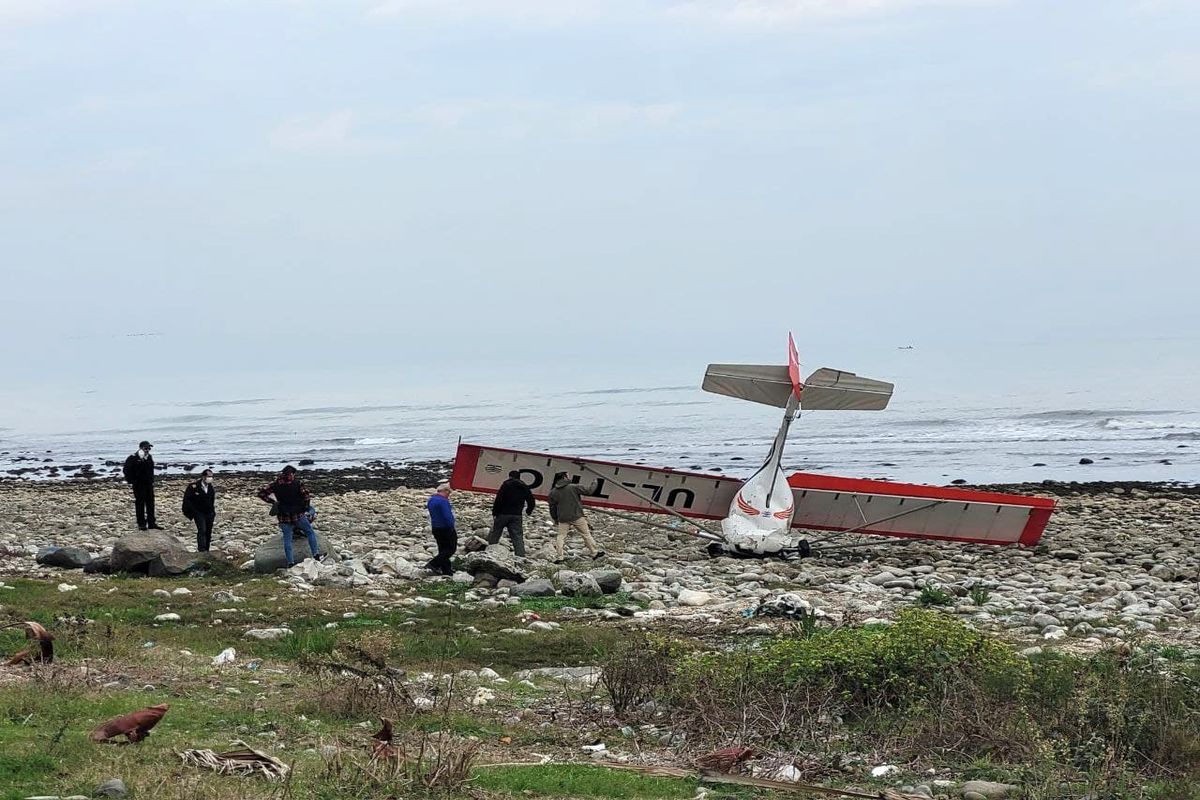 سقوط هواپیما در رامسر