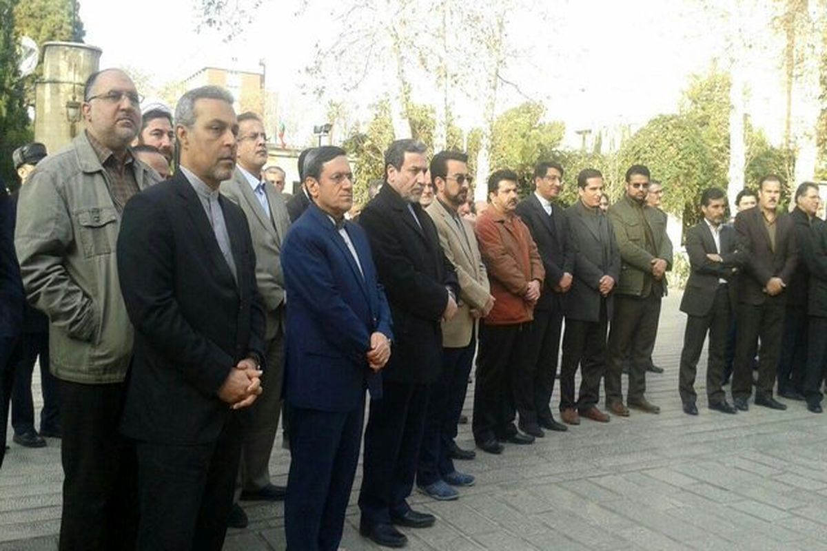 مراسم تشییع پیکردیپلمات شهید حمیدرضا محمدیان