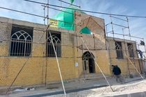 آغاز عملیات کاشی کاری و زیبا سازی امامزاده اسماعیل حصه