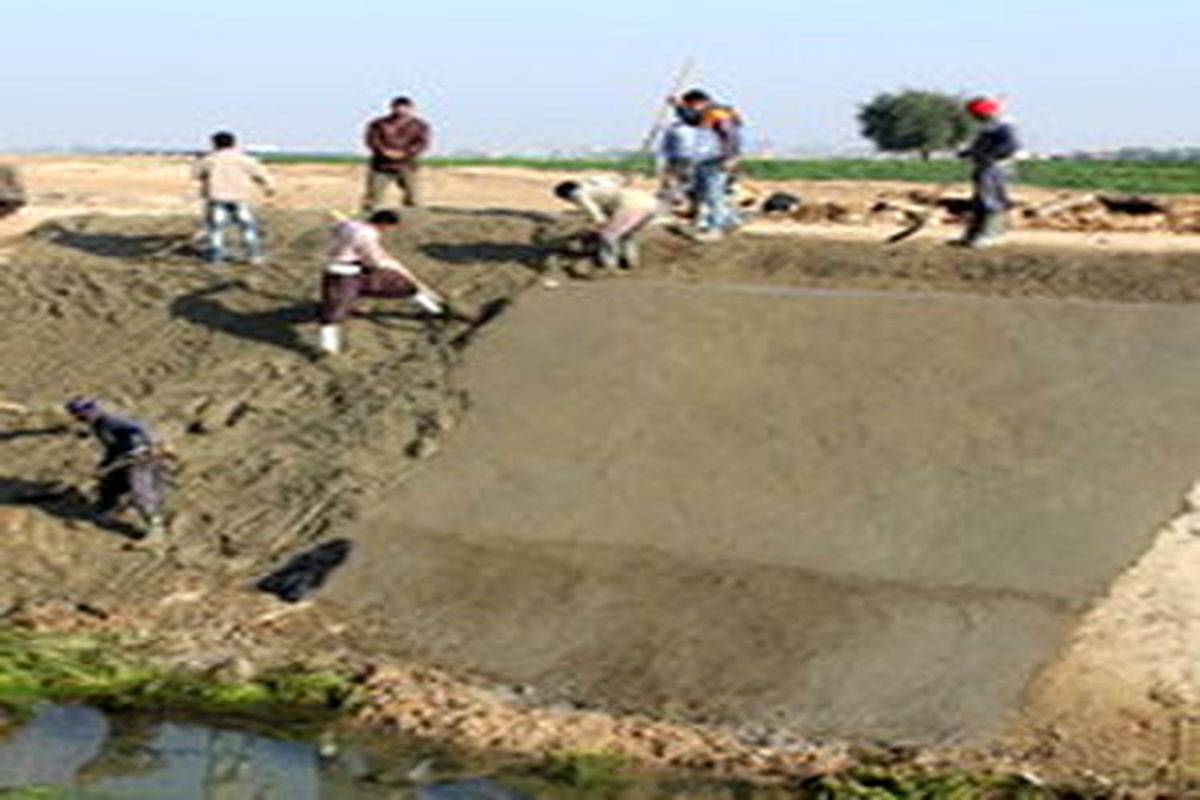 تعمیر کانال آب