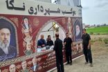 موکب «دلدادگان رهبر شهید» در نکا برپا شد