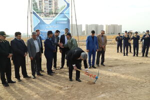 کلنگ زنی احداث ۲۷۰۰ واحد مسکونی پرسنل نیروی هوایی ارتش در شیراز
