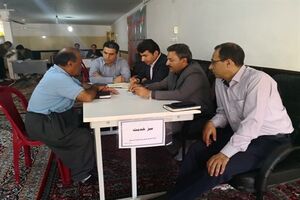 طرح میز خدمت در مسجد محله فرجه سنندج برگزار شد.