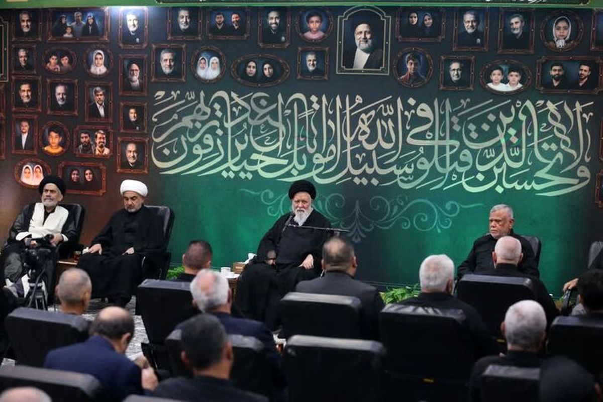 دیدار هادی العامری و نمایندگان عراق با علم الهدی