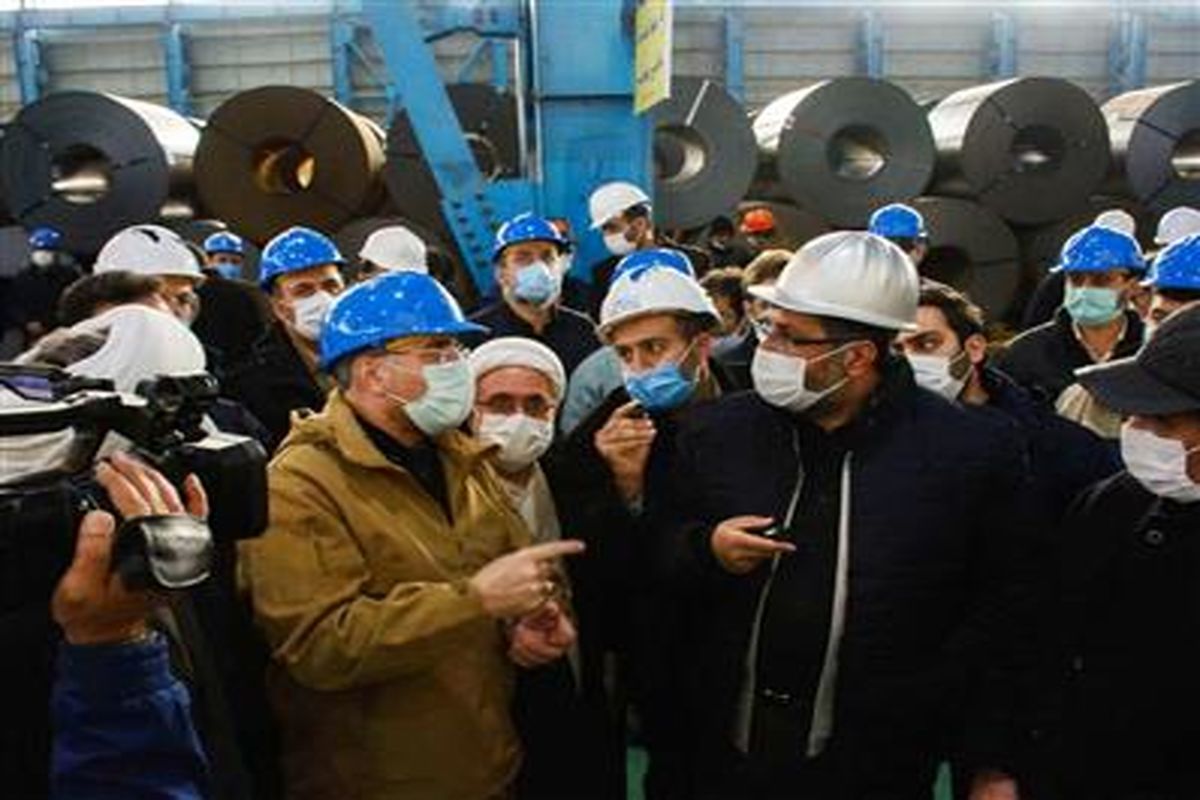 بازدید رئیس مجلس از فولاد