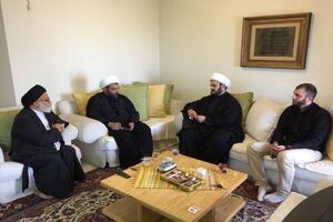  دبیرکل نجباء با نماینده مقام معظم رهبری در لبنان دیدار کرد