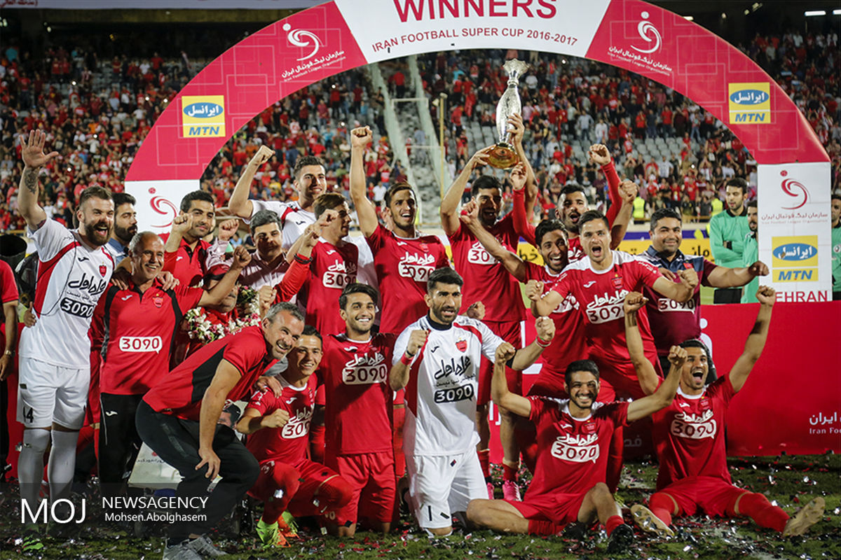 جشن قهرمانی پرسپولیس در سوپرجام