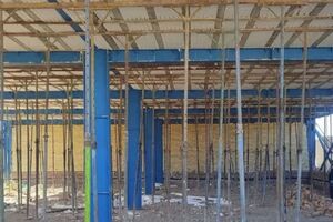 پیشرفت ۵۰ درصدی پروژه احداث مجموعه تعمیر ماشین آلات سنگین در شهرستان خاش 