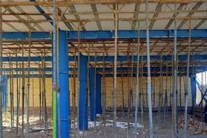 پیشرفت ۵۰ درصدی پروژه احداث مجموعه تعمیر ماشین آلات سنگین در شهرستان خاش 