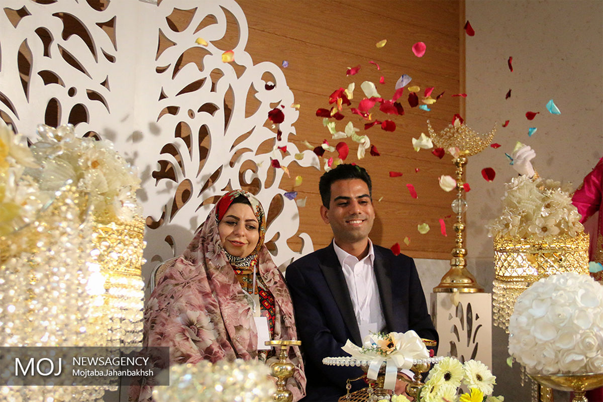 چهارمین جشن ازدواج ۸۲ زوج ناشنوا در اصفهان