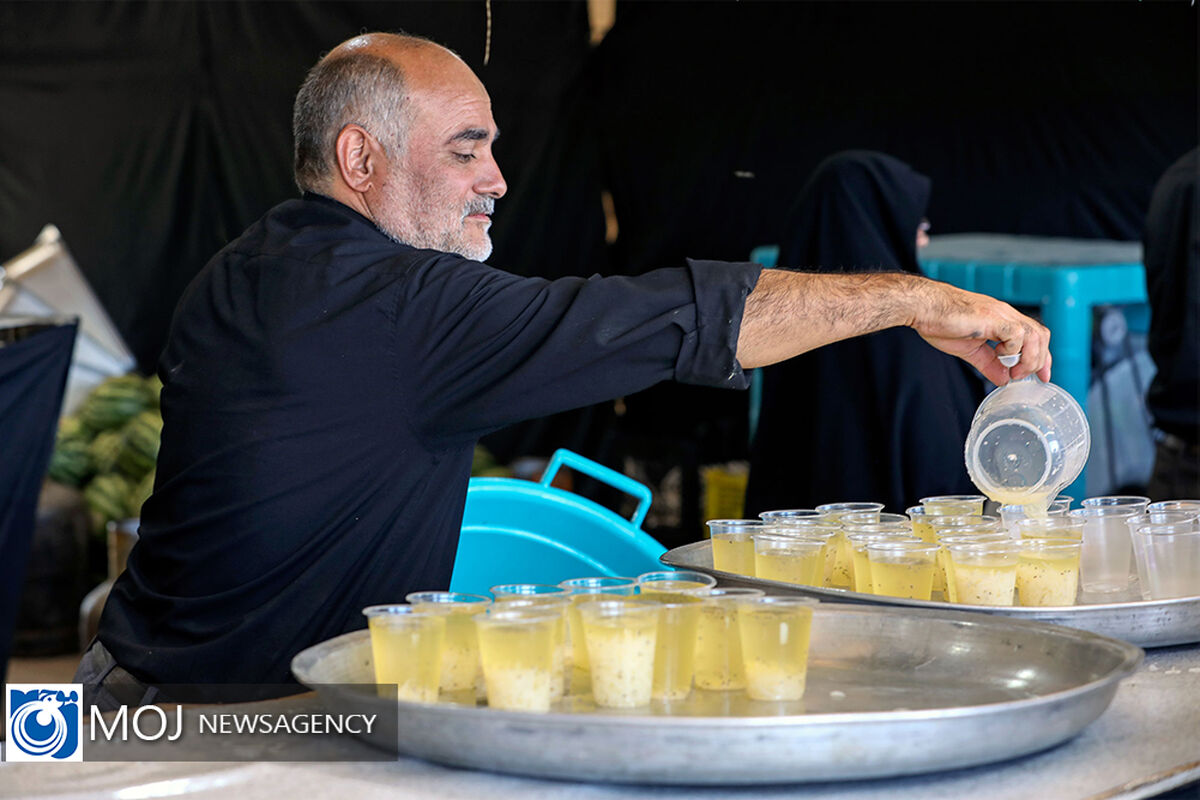 زائران پیاده در مسیر حرم امام رضا (ع)