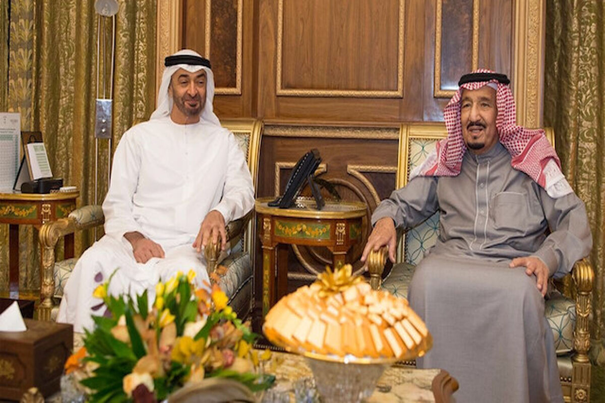 پادشاه عربستان و ولیعهد امارات